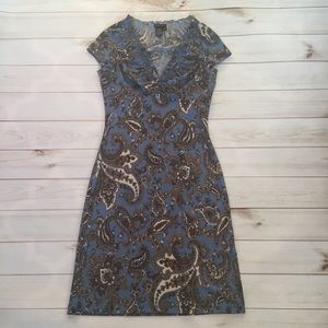 EUC BCBG MaxAzria Paisley Print Dress
